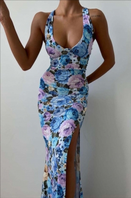 Maxi floral dress 