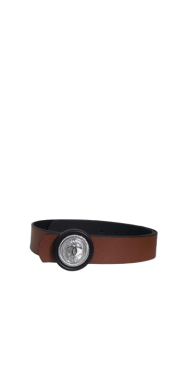 Leatherlike Belt with metallic buckle CRESIA