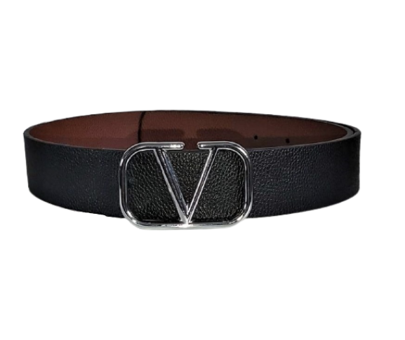 Leatherlike Belt with metallic buckle 