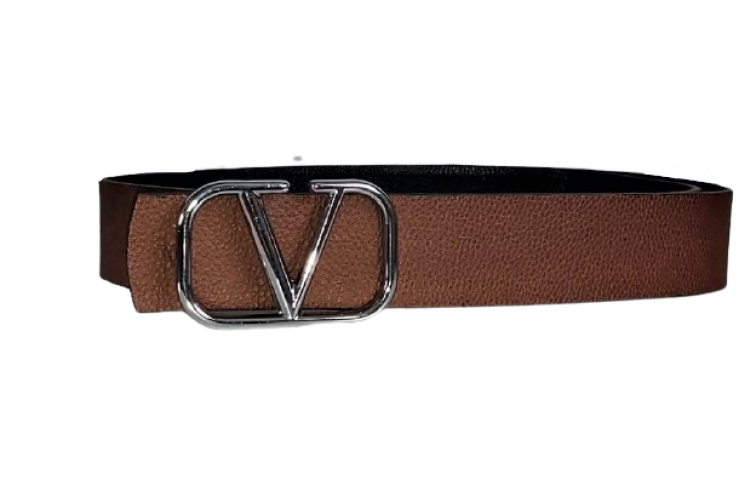 Leatherlike Belt with metallic buckle 